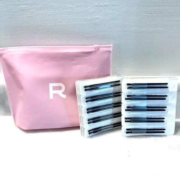 Rory NWT Lot of Waterproof Bag and 130 Sealed Disposable Sterile Eyelash Brush A