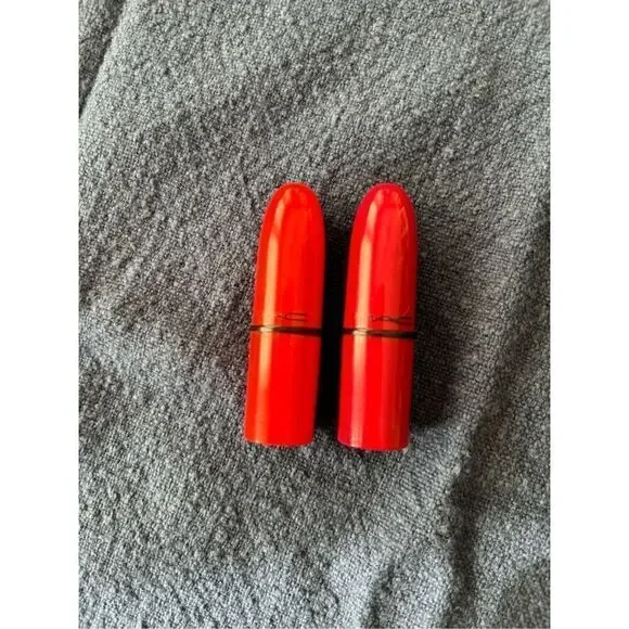 Brand New MAC Women's Red Mini Retro Matte Lipstick Duo
