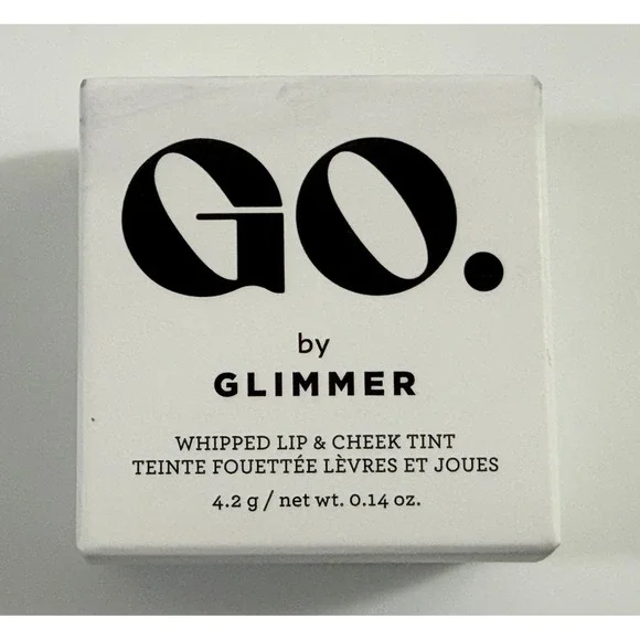 GO. by GLIMMER‎ Lip & Cheek Tint Womens 0.14oz Blushed Rose Whipped Matte Cream