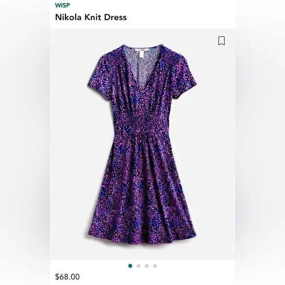 Pretty purple pink floral dress
