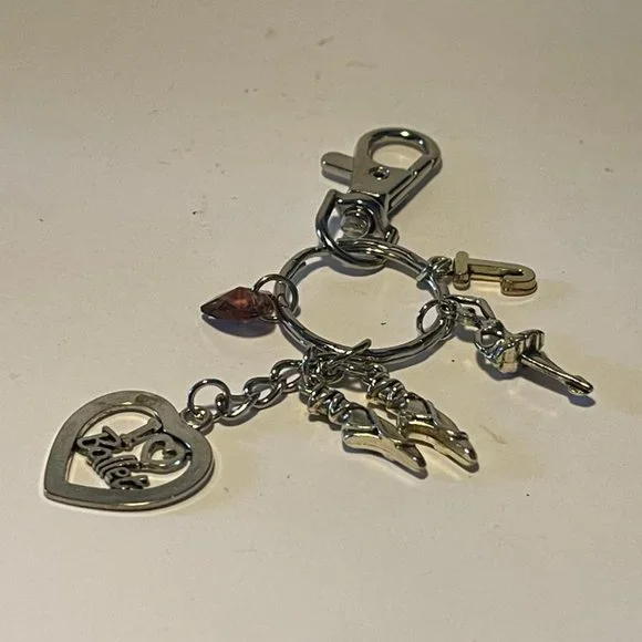 I Love Ballet Keychain NEW