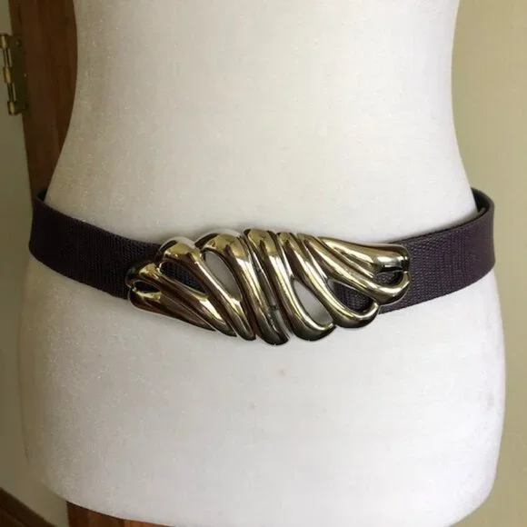 DOTTY SMITH Vintage Silver Belt Buckle & Interchangeable Belt Strip