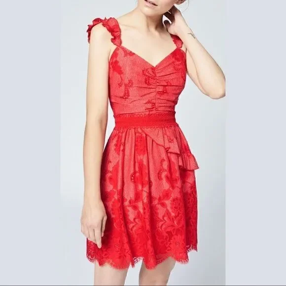 REVOLVE Three Floor Cocktail Red Dress SIZE 4/6🌟