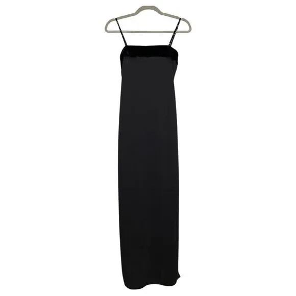 Vintage 90s/Y2K black slip dress size M