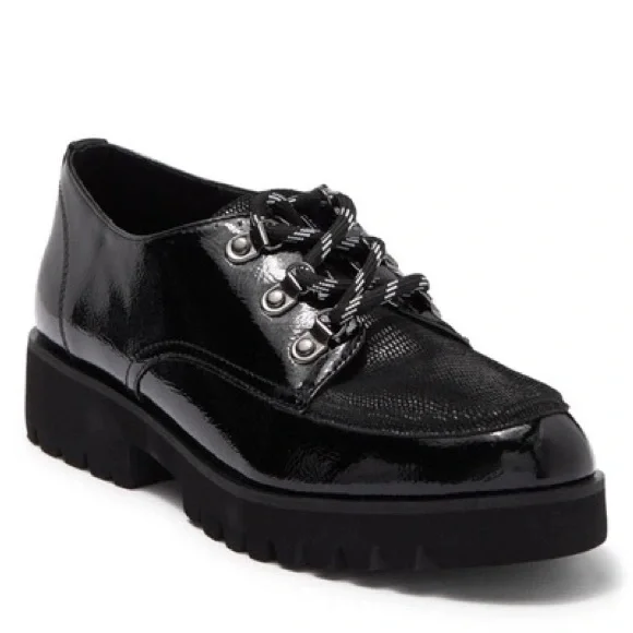 Donald J. Pliner Elm Snake Embossed Platform Derby Oxford