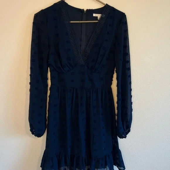 City Vibe Women’s Navy Blue Dress Size 1‎