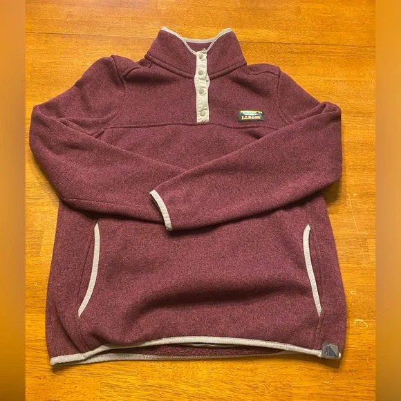 L.L. Bean Maroon Pullover