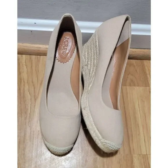J.Crew Espadrilee Wedge Platform 7.5