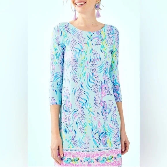Lilly Pulitzer Ophelia Dress - Blue Oasis Tint