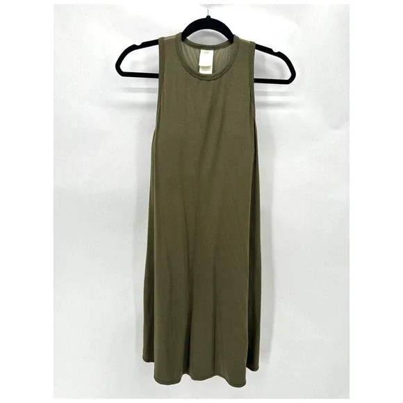 SHEBIRD The Tunic Dress Tank Womens‎ Size XS Green Mini A-line Active Athleisure