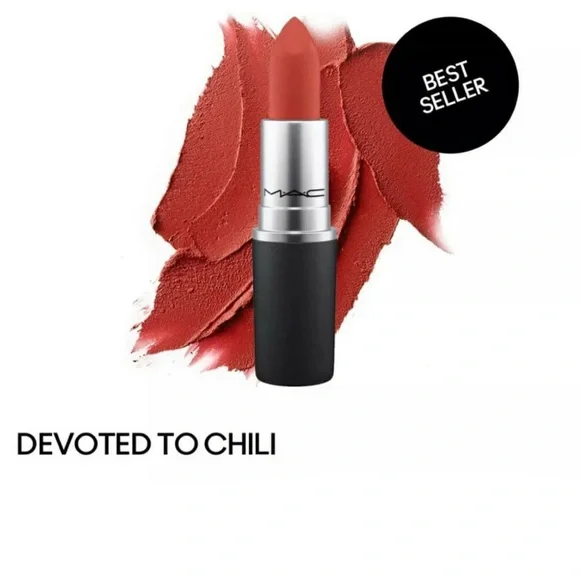 MAC Powder Kiss Lipstick in Devoted to Chili