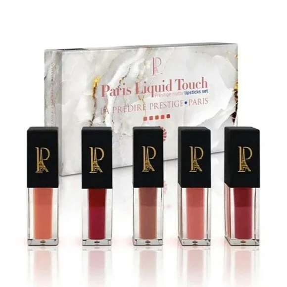 New La Prédiré Prestige Paris Liquid Touch Matte Lipstick Set Of 5 MSRP $220