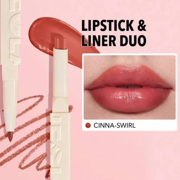 SHEGLAM Glam 101 Sheer Tinted Lipstick & Liner Duo-Cinna-Swirl