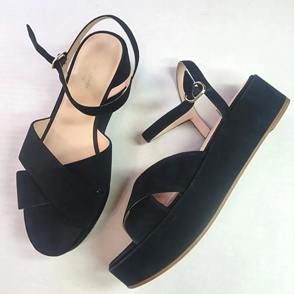 🌸Kate Spade | Suede Platform Sandals size 10‎
