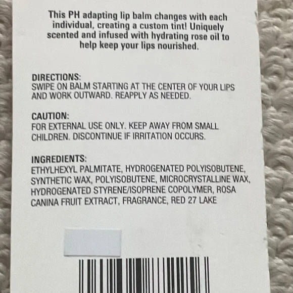 B Pure Rose Oil Lip Balm 1-ct