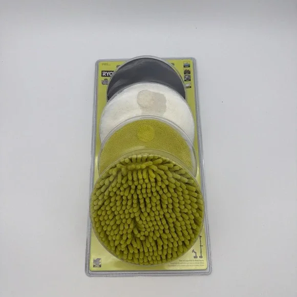 RYOBI 6 in. 4-Piece Microfiber Cleaning Kit for P4500 and P4510 Scrubber Tools