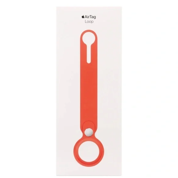 Apple AirTag Loop in electric orange