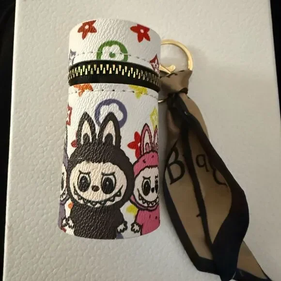 New labubu design lipstick holder/  Keychain Holder