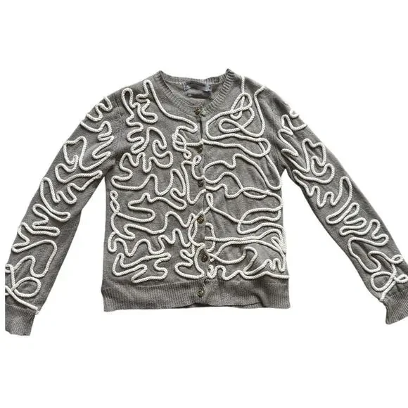 Opening Ceremony Embellished Rope Detail Cardigan