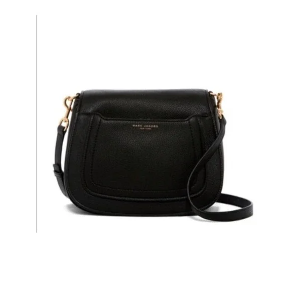 Marc Jacobs Empire City Black Leather Crossbody Bag