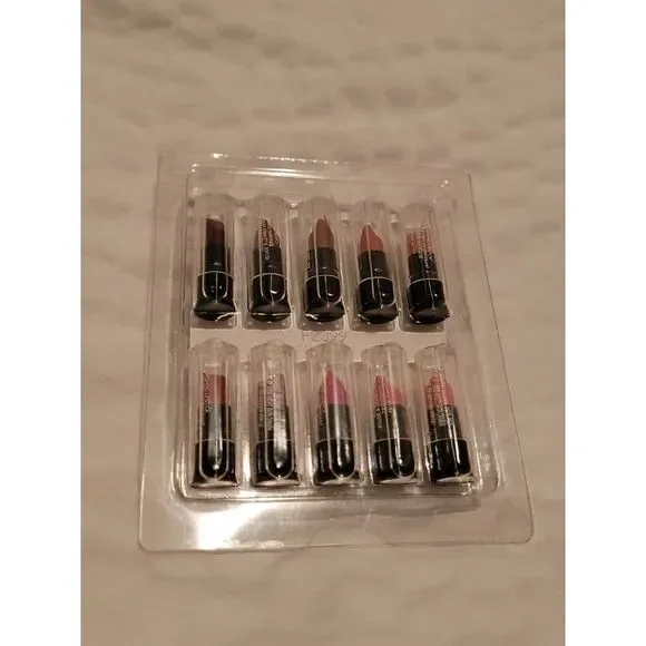 AVON True Color Nourishing Lipstick Set Lot 10 Travel Trial Testers