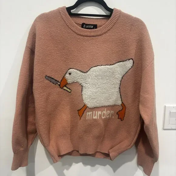 Laixton Goose Graphic Sweater 