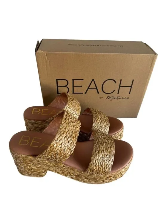 Beach by Matisse NEW Women's Ocean Ave Platform Slide Sandal Size 8 #260149