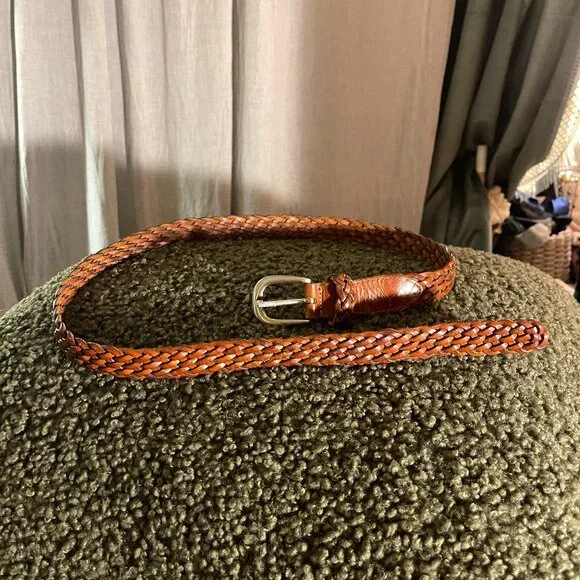 ABERCROMBIE braided leather belt - MED‎ 32