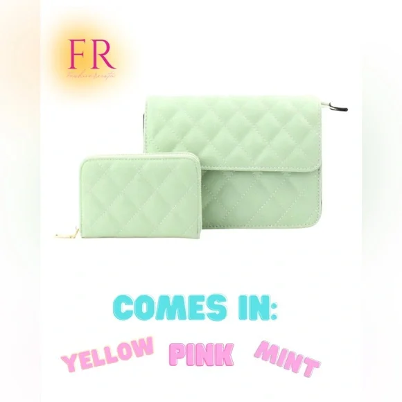 Adorbz Quilted Messenger Bag