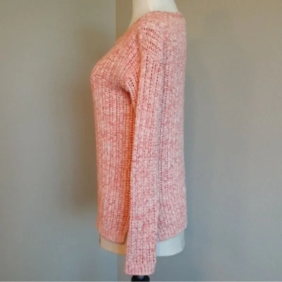 Talbots Cotton Open Knit Sweater Size Petite Large