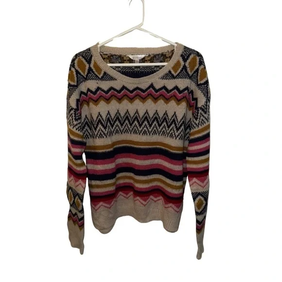 No Boundaries Multicolor Patterned Women's Sweater | XXL