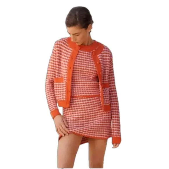 ZARA CROCHET CARDIGAN SWEATER. SIZE S . TIMELESS WARDROBE STAPLE . SIZE S