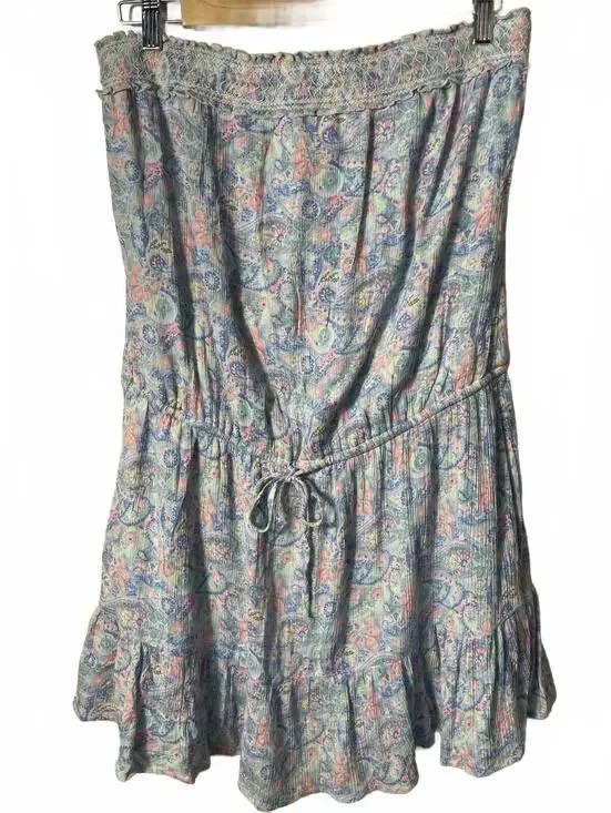Hollister Summer Mini Dress Womens Size Large Floral Boho Y2K Girlhoodcore New