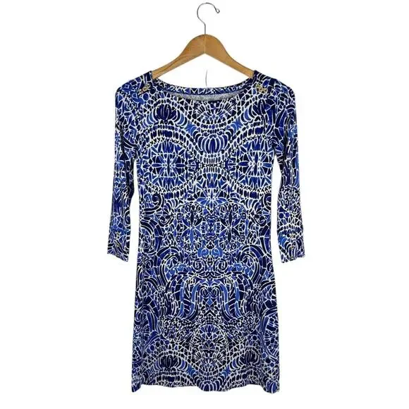 Lilly Pulitzer Sophie Dress in Indigo Home Slice