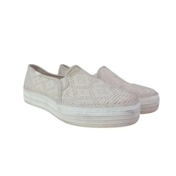 Keds Triple Decker Matte Shine Slip-On Sneakers Pink Size 6