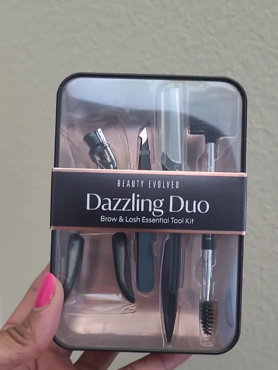 Dazzling Duo Brow & Lash Tool Kit - Rose Gold/Black
