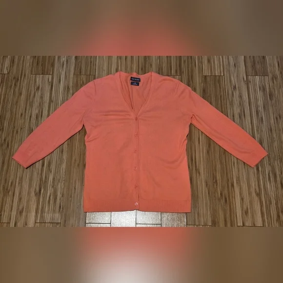 Van Heusen Coral Cardigan Sweater