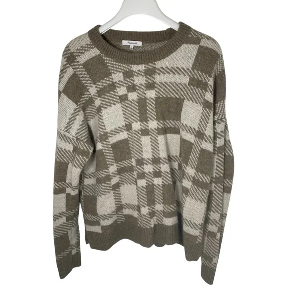 Madewell Hartfield Pullover Sweater‎ in Heather Ashwood, L