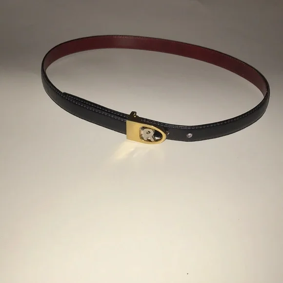 Reversible belt black or brown
