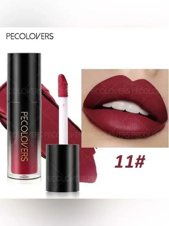 Matte Liquid Lipstick - Deep Wine 11#