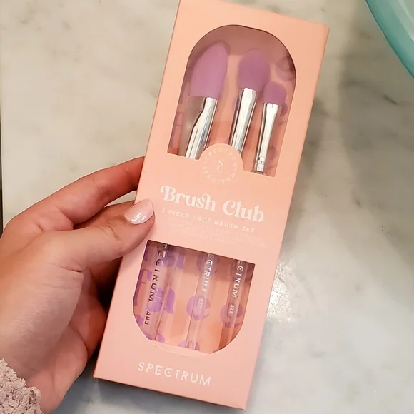 Brush Club 5-Piece Makeup Brush Set - Purple
