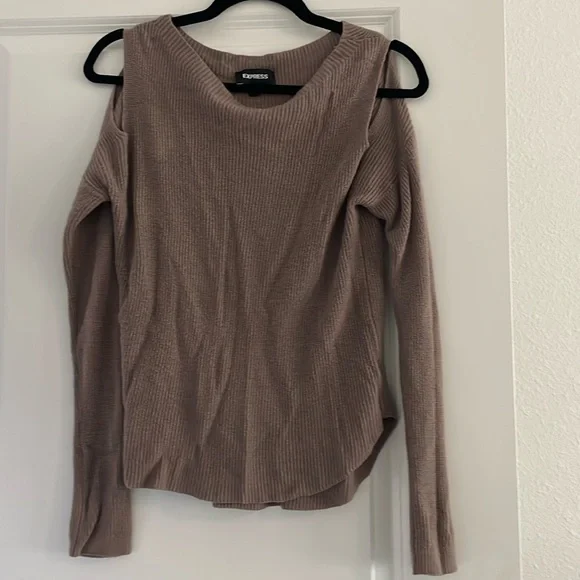 Express Cold Shoulder Sweater