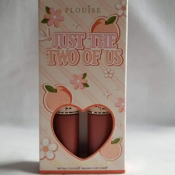 P.Louise - Just The Two Of Us Double Ended Lipstick - Peach Tease & Squeeze Me