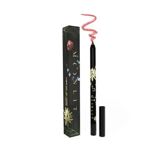 MOONLIT BY MIKAELA Lune No. 49 Lipstick Pencil in Shade Kore Red