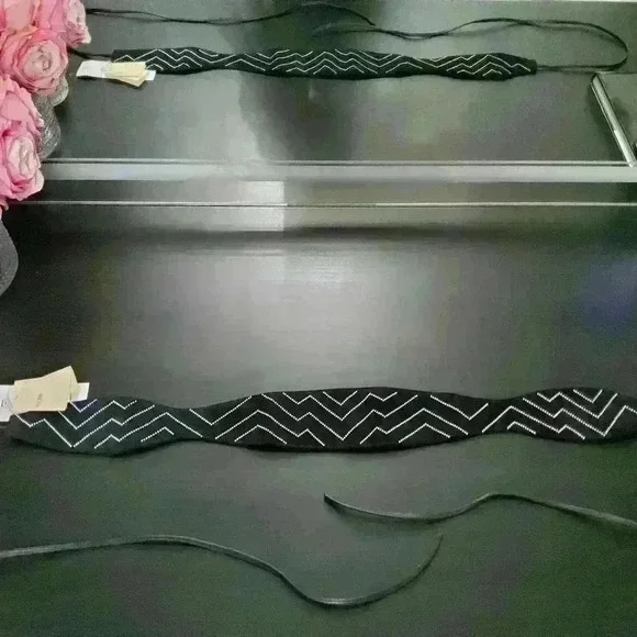 NWT- Maje Wide Suede Belt