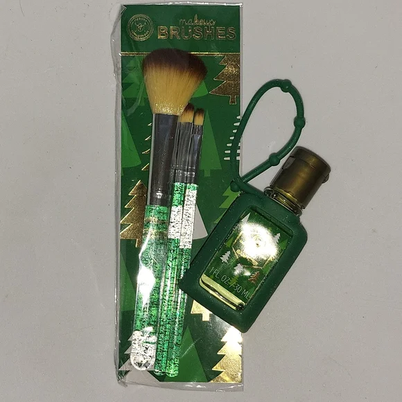 Holiday Make-Up Brushes and Sanitizer