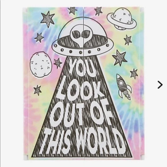 🔥Last One 🔥 NWT Blackheart: Out of This World Tri Fold Mirrior