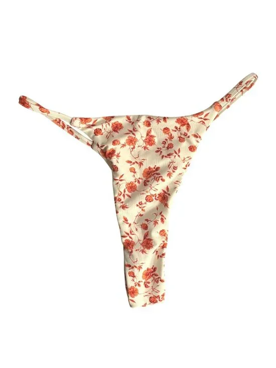 MONDAY Swimwear Barbados Bikini Bottoms in Sunrise Floral
