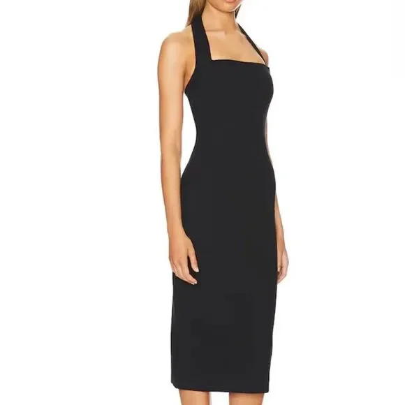 House of Harlow 1960 Black Midi Dress