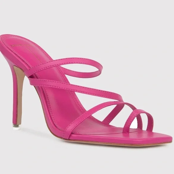 🌸BLACK SUEDE STUDIO🌸 Cindy Strappy Stiletto Slide Sandals Size: 39.5